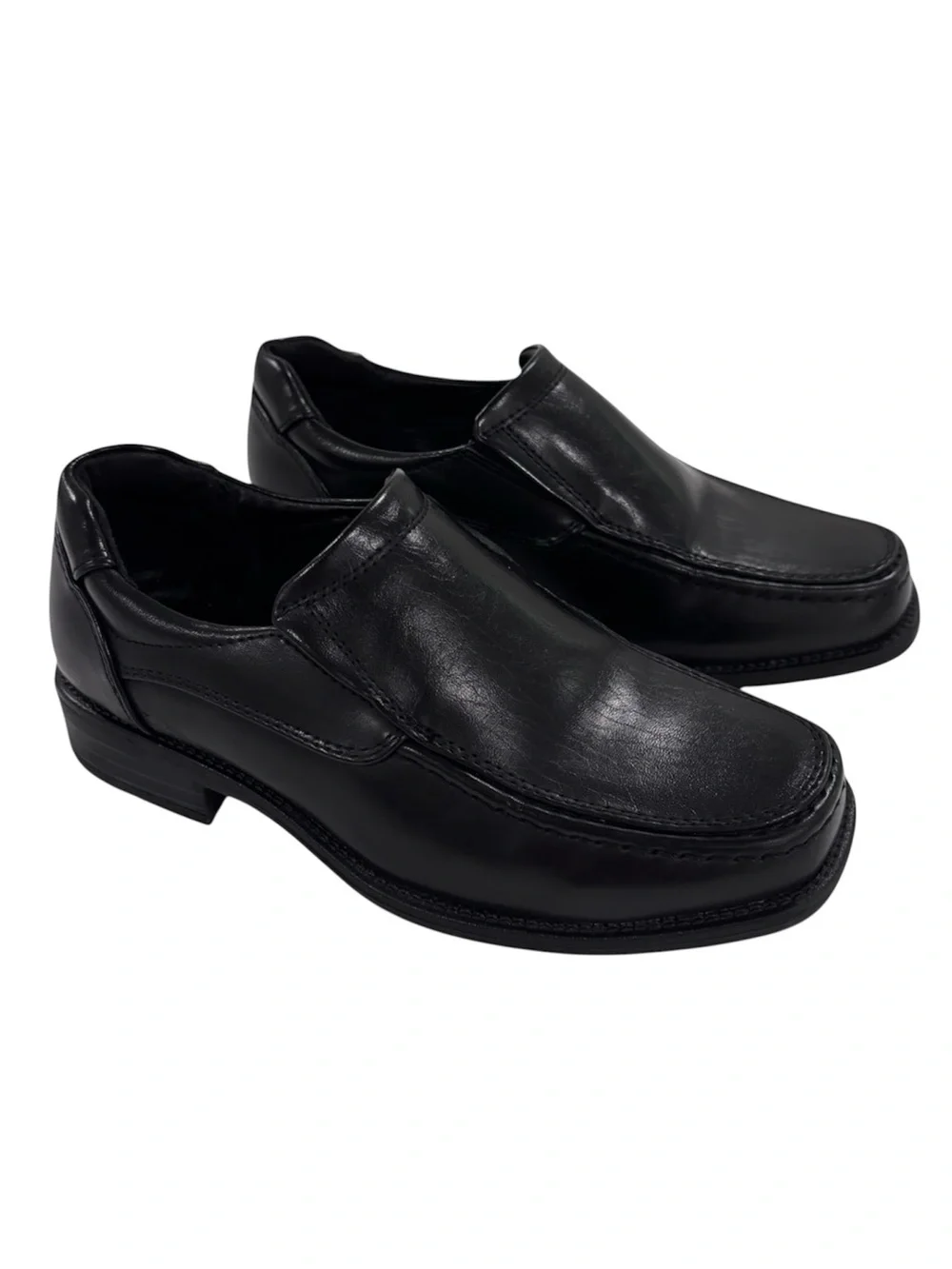 Robert David Lil Tim Black Slip On Dress Shoes Boys Size 12 1/2 M